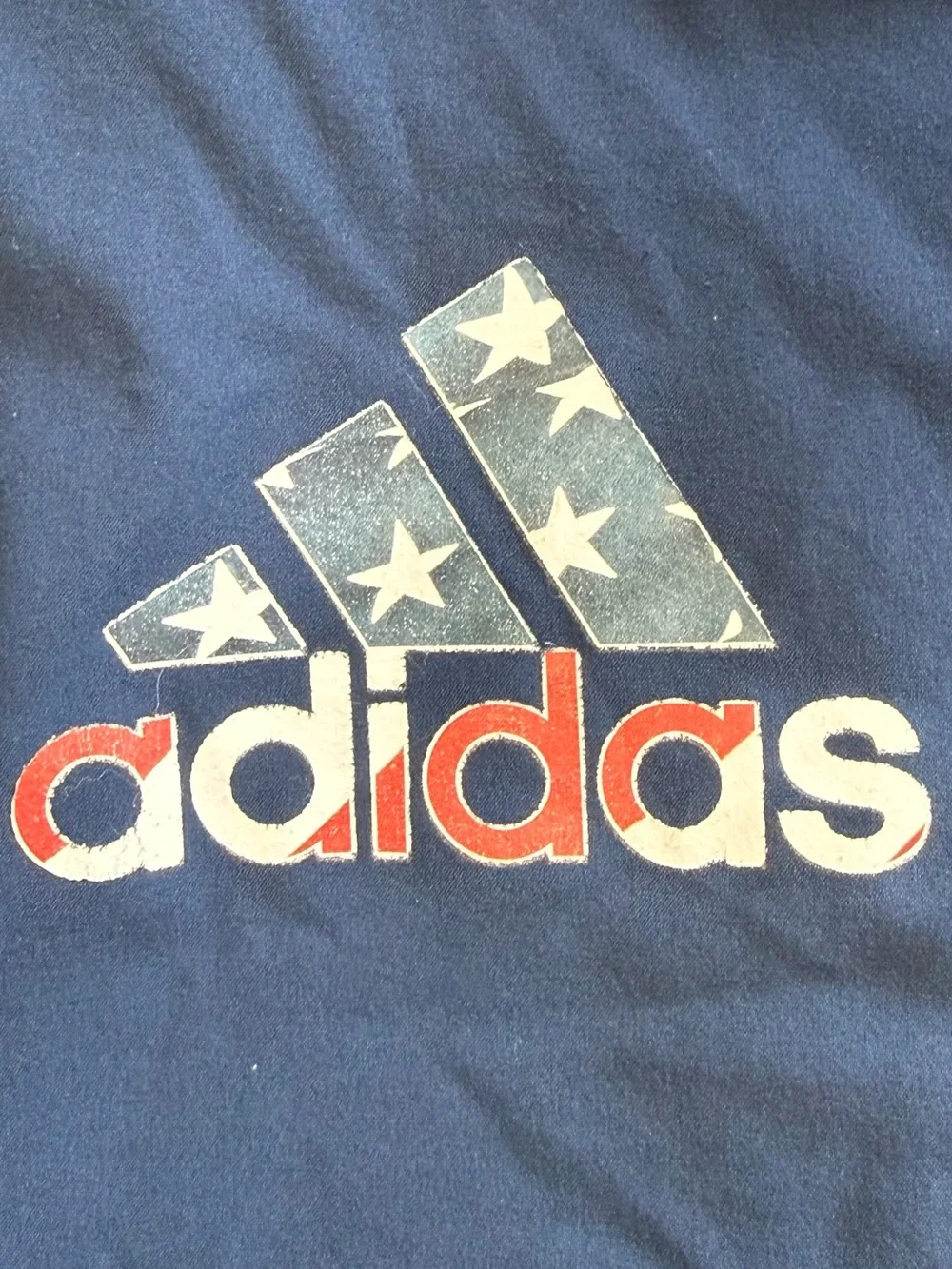 adidas Navy Short-Sleeve Quarter-Zip Athletic Jersey with Red Accents